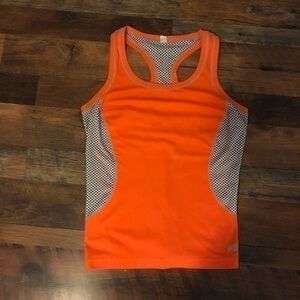 Fila tank top orange sz sm